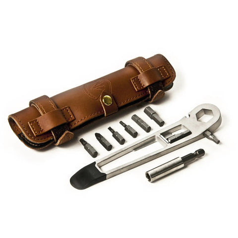 On The Go MTB Repair Multitool For Mountain Road And Dirt Bikes With Spanner Magnetic Bit Set Tire Levers And Bottle Opener