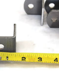 Heavy Duty Weld On Steel Angle Brackets 1-1/2 In X 1-1/2 In X 1/8 In 25 Pack Right Angle Mounting Brackets with measuring tape