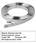 Heavy Duty 304 Stainless Steel Strapping Band Coil Three Quarters Of An Inch By Ninety Five Feet Tensioner Strap For Cargo Signs