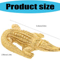 Dope Brass Alligator Shaped Cabinet Knob And Drawer Handle For Kitchen Cabinets Dressers Wardrobes And Nightstands with size