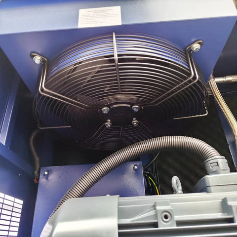Ateupom 15HP Rotary Screw Air Compressor delivers a solid 56 CFM At 125 PSI With 230V 3 Phase Power. This Heavy Duty Unit Boasts Low Noise At Just 62 dB And Continuous Duty Operation For Industrial Workshops And Factories. Steel Construction Ensures