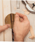 Installing 2 Pack Miniature Hinges For Crafts Cabinets And Wardrobes Vertical Doors Kit With Brushed Finish Vintage Chinese Style Butt Hinges