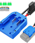 24V Max Battery Adapter With Fuse Protected 14 Gauge Wiring For Power Wheels And DIY Upgrades, Compatible With KB624-03, blue