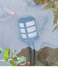 Two Pack Hose Filters for Pumps and Sprayers, Stainless Steel Screen Water Filter underwater view with leafy background