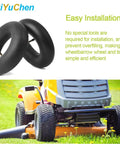 Heavy Duty Replacement Inner Tube For 4.10 3.50 4 Inch Tires With Bent Valve Stem TR87 Built To Last shown in packaging