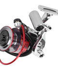 Beast Metal Spinning Reel With 13 Plus 1 Ball Bearings And 5.0 To 1 Gear Ratio, foldable rocker arm, high strength aluminum alloy body