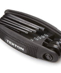 Folding Star Key Wrench Set, 8-Piece T9 To T40, Grab-And-Go, Compact Wrenches with Chamfered Ends shown in folded state