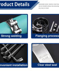 30 Pcs T Bolt Hose Clamps Set For Cars And Gearheads, 6 Sizes 17-35mm, Heavy Duty Radiator Clamps Kit product details image