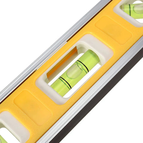 Heavy Duty Magnetic Torpedo Level With Bright Yellow Nine Inch Body Featuring Sweet Precision 45 90 180 Degree Bubbles Shock Resistant Plastic Alloy Frame Perfect For No Sweat Diy Layouts And Home Repair Jobs