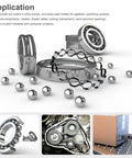 Pro Grade 10 Pack 15mm Stainless Steel Bearing Balls 304 Precision Balls For Machinery And Bearings Rocks Solid Corrosion Resistant Smooth Finish For Precision Engineering And DIY Gearheads in bearing applications