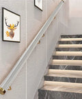 Heavy Duty Clear Acrylic Stair Railings Providing Hella Secure Non Slip Grip And Solid Bolt Down Brackets For Bulletproof Kid Friendly Home Safety Upgrades With Quick Mount Kit on indoor stairs.
