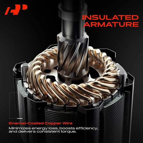 Insulated armature of Beefy 12V 1.0KW 11 Teeth Clockwise Starter Motor For John Deere Agricultural And Industrial Tractors And Yanmar Equipment