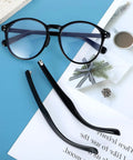 Premium Eyeglasses Repair Kit Including Two Pairs Of Replacement Arms And Legs With Non Slip Silicone Ear Tips Nose Pads Plus Full Hardware Set For No Sweat Fixes That Stay Hella Secure, featuring black glasses and temple arms.