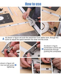 How to use Heavy Duty Aluminum Miter Gauge With Quick Gliding Push Handle And Twenty Seven Degree Angle Stops.