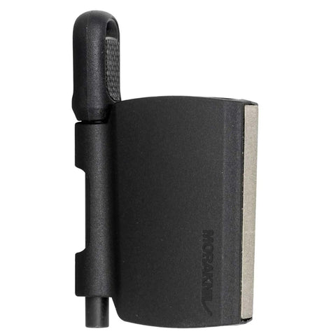 Beefy Fire Starter Survival Kit For Garberg And Kansbol Blades Sheath Compatible close-up view showing ferro rod attachment.