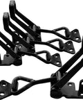 Beefy 8 Pack Toggle Latch Catch Kit With Adjustable Cabinet Lever Locks for heavy-duty hold down clamps, durable cold-rolled steel