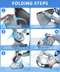 Folding instructions for Honda CRV Sun Shade Windshield Cover For 2023 2024 2025 2026 Front Window Protection