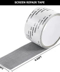 Heavy Duty Adhesive Window Screen Repair Tape Kit Patch For Tears And Holes In Doors And Windows Waterproof Fiberglass Mesh
