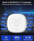 Wireless Home Security System For Homes And Small Businesses Expandable With Standalone Keypad Real Time App Alerts No Monthly Fees Alexa Compatible Door And Window Sensors Motion Detectors Remote Access Tamper Resistant Hub Diy Friendly white hub with SOS button and 11 language display