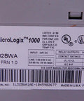 Label of Series E MicroLogix 1000 Programmable Controller 1761-L32BWA for Industrial Automation showing specifications
