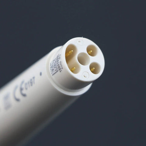 Close-up of connector end on Detachable LED Hand Tool HW-5L with ultra bright wide view light for woodworking