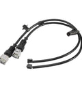 Brake pad wear sensor cables, 2 pcs, for Lexus LS460 (2002–2019) with plastic connectors