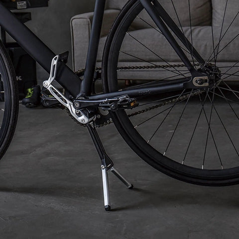 Ultra Lightweight Folding Bike Stand For Road Bikes Up To 700 By 38C Aluminum Tune Up And Display Stand with under bracket mount