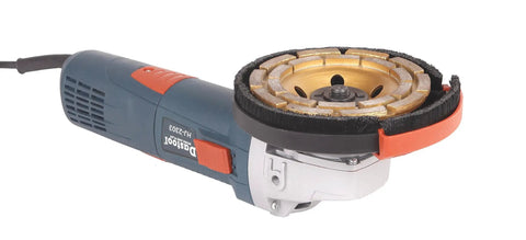Expert Surface Grinding Dust Shroud For Angle Grinder 5 Inch Universal Fit With Brush Ring Reduces Silica Dust Exposure Includes 6 Clamping Washers Diamond Grinding Cup Wheel Compatible Dt1701 125D