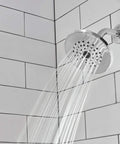 Elmhurst Shower Trim Kit With Tub Spout Chrome Finish Upgrade For Tub And Shower, Single Setting Shower Head With Full Body Spray