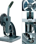 Game Changing Semi Auto Eyelet Press For Tough Canvas And Banners showing grommet punch and handle for 10mm eyelets.
