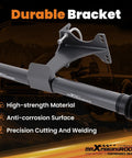 Dual Steering Stabilizer For Ford F 250 F 350 Super Duty 4WD Lifted Trucks, 2 To 8 Inch Lift, G1 version with durable bracket