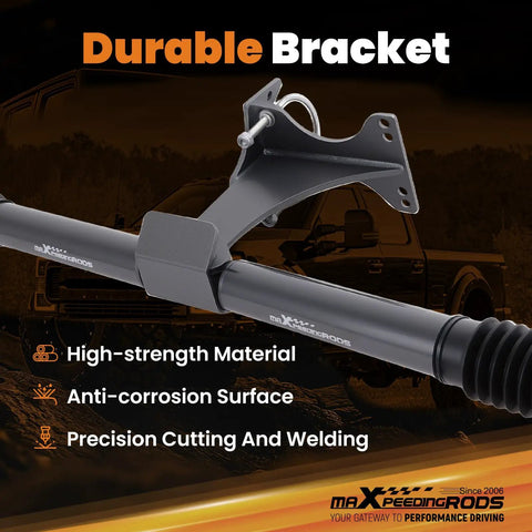 Dual Steering Stabilizer For Ford F 250 F 350 Super Duty 4WD Lifted Trucks, 2 To 8 Inch Lift, G1 version with durable bracket