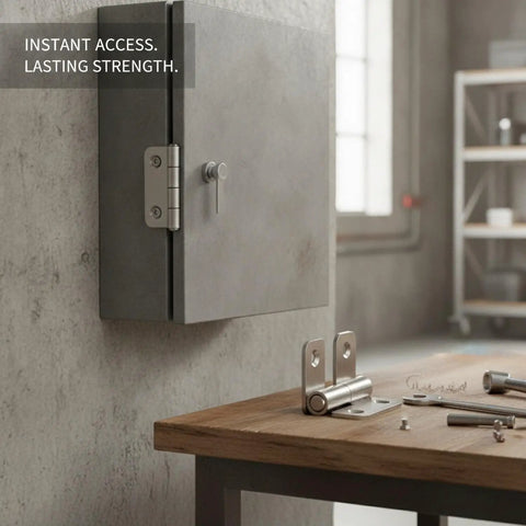 Detachable Gate Hinge With Stainless Steel Lift Off Design For Heavy Doors And Access Panels In A Silver Finish One Pack