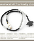 Washer Vibration Balance Sensor Replacement Part EBD48922806 For LG Front Loading Washers Works With No Fuss WM3600HVA WM4000HWA WM4200HBA Models Electronic Sensor Assembly Push Pull Type Wire Harness Connectors 100 Degrees Celsius, black sensor with wire harness