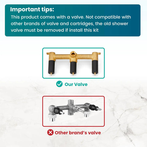 Slick Three Handle Tub Shower Faucet Set With Six Mode Handheld Sprayer And Matte Black Finish Straight Up Reliable Bathroom Renovation Kit With Built In Valve Included Top Tier Plumbing Upgrade