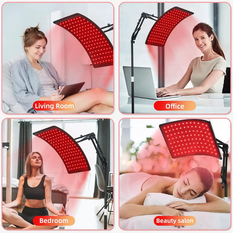 Game Changer Red Light Therapy Lamp With Adjustable Stand Delivers 660Nm Visible Red And 850Nm Infrared Rays For Instant Face And Body Skincare Plus Rapid Muscle Recovery To Crush Soreness Fast And Give You That Premium Glow Up Daily