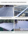 Premium Heavy Hitter Self Adhesive Roofing Felt Roll in use for roof leak repair and waterproofing demonstration.