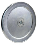 Single Groove 7 Inch V Belt Pulley For Motors Five Eighths Inch Bore Carbon Steel Zinc Plated Tough As Nails Built To Last For A B 5L 4L V Belts With Keyseat And Hardware