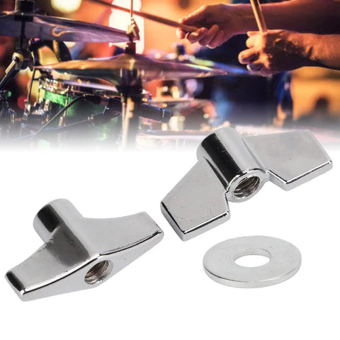 Stainless Steel Wing Nuts And T Nuts Set For Drum Hardware Fixing Cymbals And Stands Includes Washers And Ring T Track Bolts