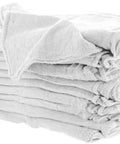 White 100 Percent Cotton Shop Towels 500 Count Heavy Duty Commercial Industrial B Grade 14 By 15 Inches Brand New Never Used For Grease Oil Spills Tools Grime In Factories Garages Auto Shops