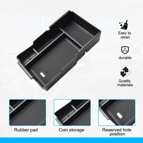 Chevy Equinox Center Console Organizer Tray 2025 2026 Fits LT RS ACTIV Armrest Storage Box Interior Pallet Insert Not for EV Middle Console Tray