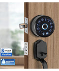 Heavy Duty Drip Proof Smart Deadbolt Lock With Touch Keypad For Front Doors showing waterproof design and secure installation.