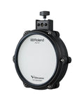 8 Inch Dual Zone V Pad with tension adjustable mesh head for quiet home practice and onstage jams rugged hoop and rubber rim