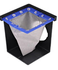 Square Catch Basin Drain Filter For No Clog Drainage Systems, Removable Filter For 12 Inch Basins, white filter in black frame