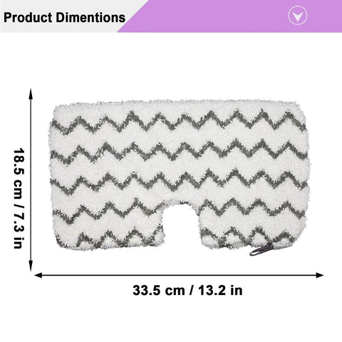 6 Pack Steam Mop Pads Replacement For Shark Steam Pocket Mops S3500 Series And S3601 Models Durable Microfiber Pads