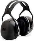 Top Shelf Heavy Duty Earmuffs Industrial Grade With Dielectric Wire Headband And Tilt Earcups For Knockout Comfort and Relentless Noise Crushing On Busy Job Sites, black design.