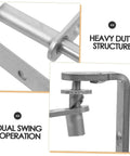 Stainless Steel Self Closing Door Hinge For Cabinets And Wood Doors With Dual Swing Operation Heavy Duty Build No Fuss Install Ideal For Cafe And Bar Doors, close-up