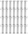 Rock Solid 100 Piece Pack M6 Cabinet Panel Binding Bolts for Furniture Assembly Made From Cold Rolled Steel displayed in a grid