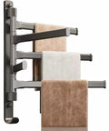 Rotating Towel Rack For Bathroom Kitchen And Balcony, Space Saving Over The Door Towel Holder, Durable Outdoor Poolside Rack