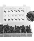 Cage Nut Screw Set For Rack-Ready Cabinets, Heavy-Duty M6 Carbon Steel Fasteners Kit With 100 Nuts And 100 Screws, box open